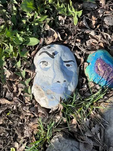 Found a curious face in the wild.